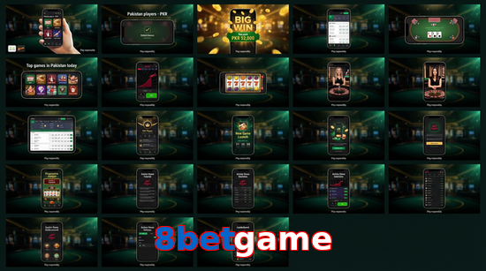 Main screen of 8Betgame bet page for PK players